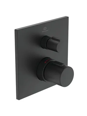 Смеситель для душа Ideal Standard C100 термостат, встраиваемый, матовый черный A6956XG