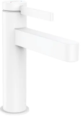 Смеситель Hansgrohe 76023700 для раковины 110, сливной клапан Push-Open, матовый белый