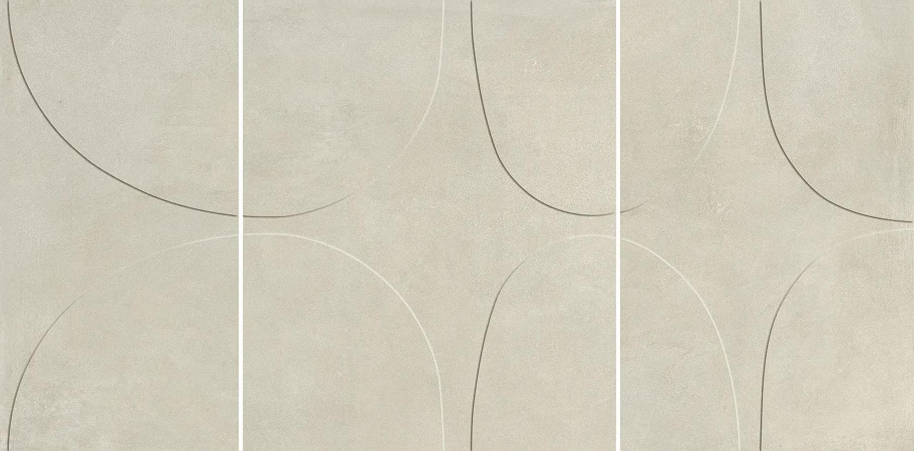 панно I Cementi Beige Decoro Lito 3D 60x120
