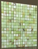 Marble Mosaic Verde Onix Polished 30.5X30.5