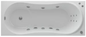 Ванна акриловая Акватек АФРОДИТА 150х70 аэромассаж, пневмо управление, панель, каркас, слив