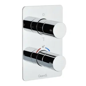 Смеситель для душа Giulini EGO F8277 встраиваемый, термостатический на 3 выхода, хром