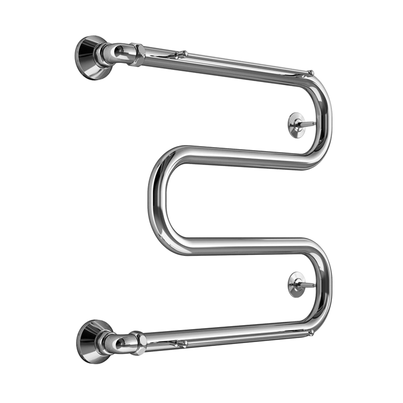 Полотенцесушитель водяной полотенцесушитель MELODIA Simple Shelf М-образный б/кронштейна 60x40 ммх1 с полкой белый матовыйRSS6040