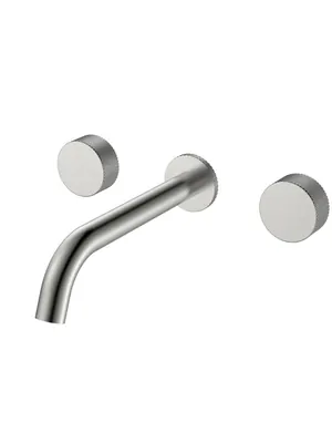 Смеситель Boheme 152-2-NB.2 для раковины, встраиваемый,двухзахватный, ручки:touch, никель браш