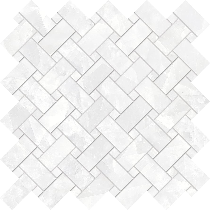 мозаика Tele Di Marmo Revolution Intrecci Thassos Naturale 30x30