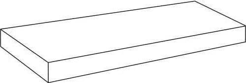 Forte Dei Marmi Quark Persian Grey Scalino Angolare Sx Matt 33x80 матовая