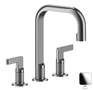 Смеситель Gessi 58014.031 для умывальника, на 3 отверстия, хром