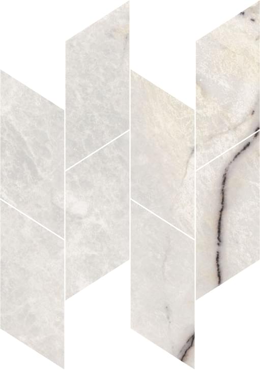 Supreme Treasure Mos.Twist Polished 30X30 белый Тип 6 полированная