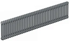 Радиатор стальной двухтрубчатый RIFAR 2018 - 40 секций, боковое подключение, титан