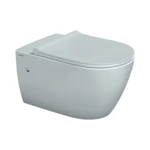 Унитаз подвесной Berges 570х360х370 безободковый сиденье Toma slim SO микролифт, белый 082128