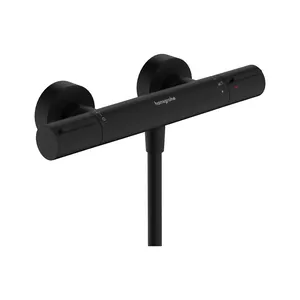 Смеситель для душа Hansgrohe термостат, без излива, матовый черный 13346670