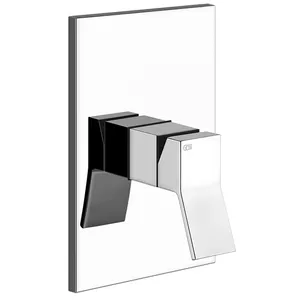 Смеситель Gessi Rettangolo K 53061.031 для душа, встраиваемый, на 1 выход, внешняя часть, хром