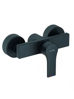 Смеситель KLUDI SL для душа, настенный, однозахватный, черный матовый 488703965