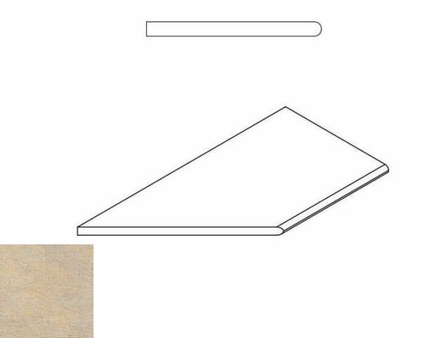 District X2 Sand Bordo Round Sx 60X30 матовая