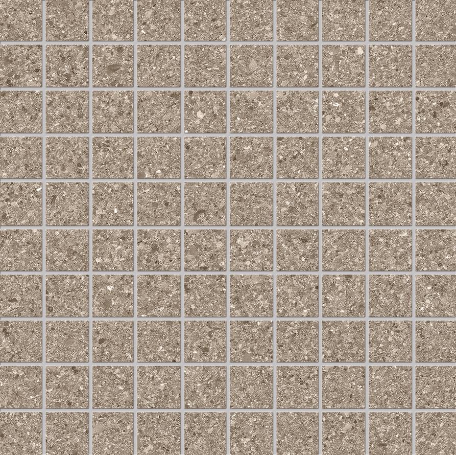 мозаика Grain Stone Mosaico 3x3 Fine Grain Taupe Naturale 30x30