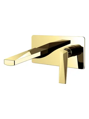 Смеситель Boheme 385 для раковины, встраиваемый, однозахватный, золото