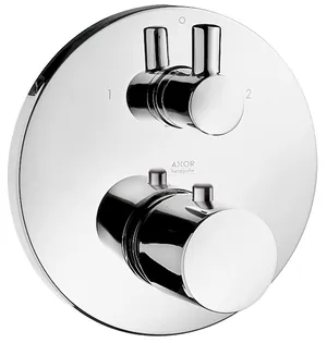 Смеситель Axor 38720 термостатический с запорным/переключающим вентилем, внешняя часть, хром