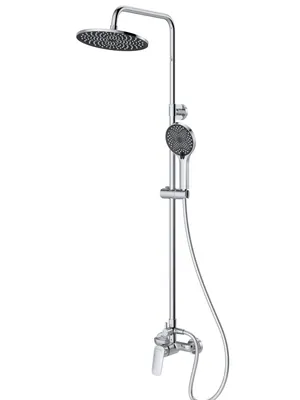Душевая система BelBagno -DOCM-CRM смеситель для душа настенный,ручной и тропический душ, хром