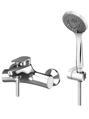 Смеситель GATTONI 70000/70CO для ванны/душа, настенный, хром