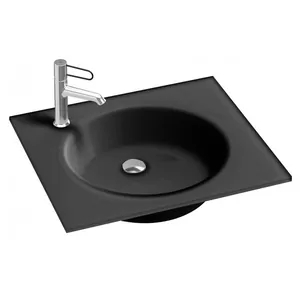 Раковина Jacob Delafon 60см с 1 отверстием, черный матовый EB2560-DE2