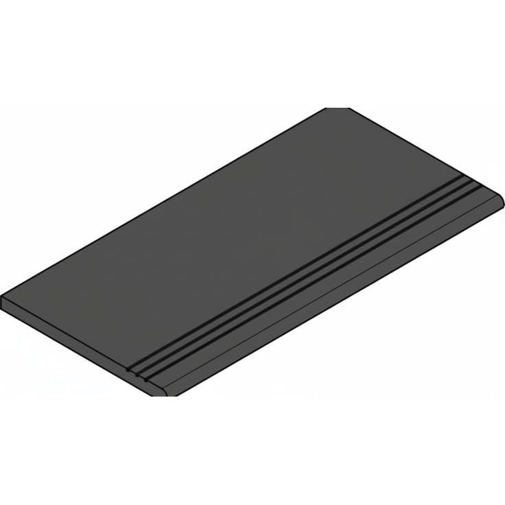 Italon Magma (Магма) 620040000250 X2 Графит Закругленный Грип Левый 30x120 матовая