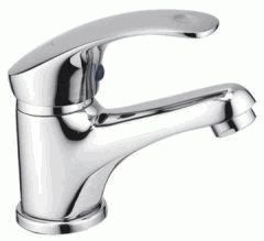 Смеситель Ledeme Н36 для раковины, фиксированный излив, однозахватный, хром L1036