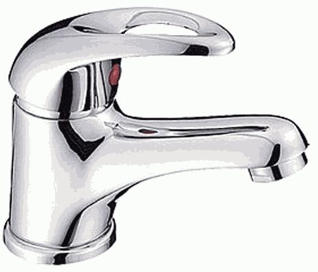 Смеситель Ledeme Н15 для раковины, фиксированный излив, однозахватный, хром L1015