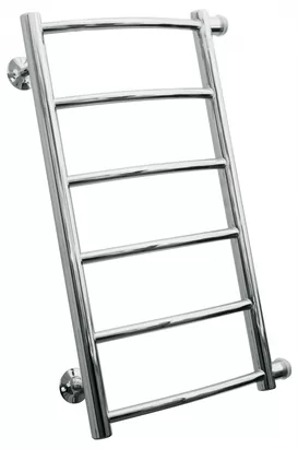 Полотенцесушитель ОЛИМП "Лесенка Бок.Изогнутая" (600*400) нержавейка 1"