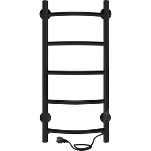 Полотенцесушитель Indigo Lux б/п (electro) 700х300 (таймер, скр.монт, унив.подкл) черный муар