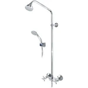 Душевая система VARION Armaturen 1080 22 1 смеситель для душа, верхний и ручной душ, штанга