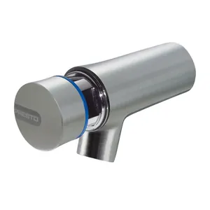 Смеситель для раковины Presto антивандальн,настенный,порционно-нажимной, излив 65мм, хром 66030