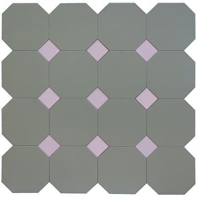 фон Базовая Плитка Октагон Зеленый 7 60x60