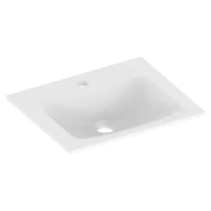 Раковина Keuco 465х383 накладная, 1 отверстие под смеситель, белый 32930314601