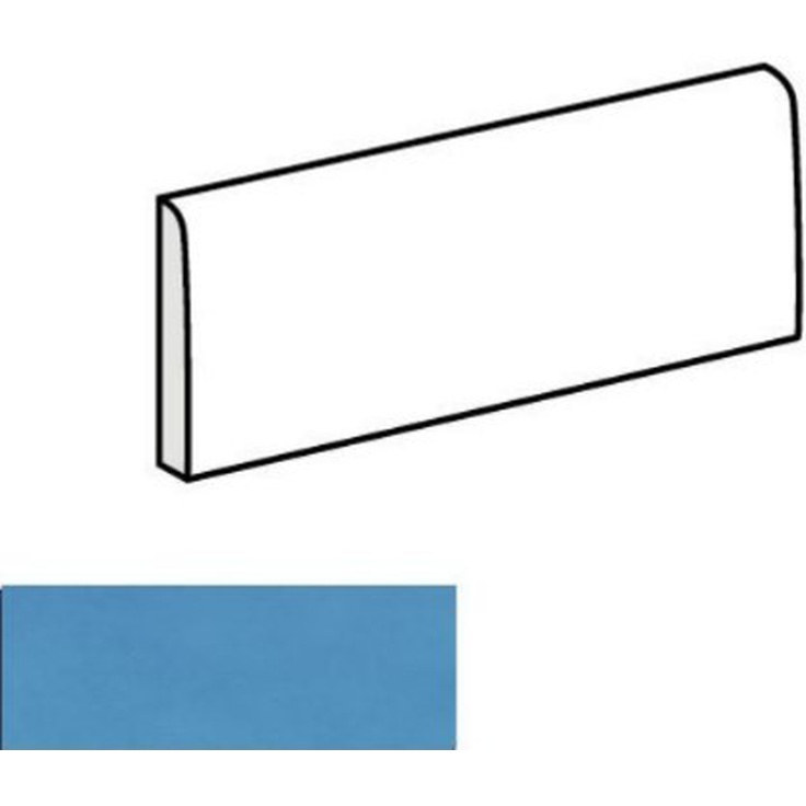 Equipe Village 25692 Bullnose Azure Blue 6,5x20 глянцевая