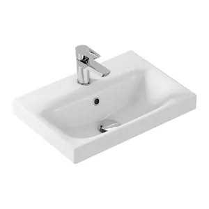 Раковина мебельная Cersanit SLIM 500х350х160 1 отверстие, белая S-UM-MOD50SL/1