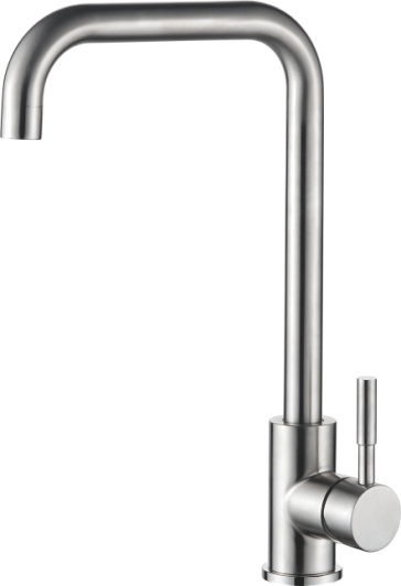 Смеситель Ledeme для кухни, поворотный излив, однозахватный, сатин L74998A-4