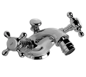 Смеситель для биде Devon&Devon UTAU920CR двухзахватный, донный клапан, цвет: хром