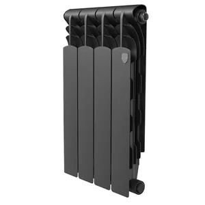 Радиатор биметаллический ROYAL THERMO 500 (564х320х80) 640Вт, 4 секции, черный