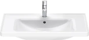 Умывальник накладной Duravit 800х480х160 перелив, отверстие под смеситель, белый 2367800000