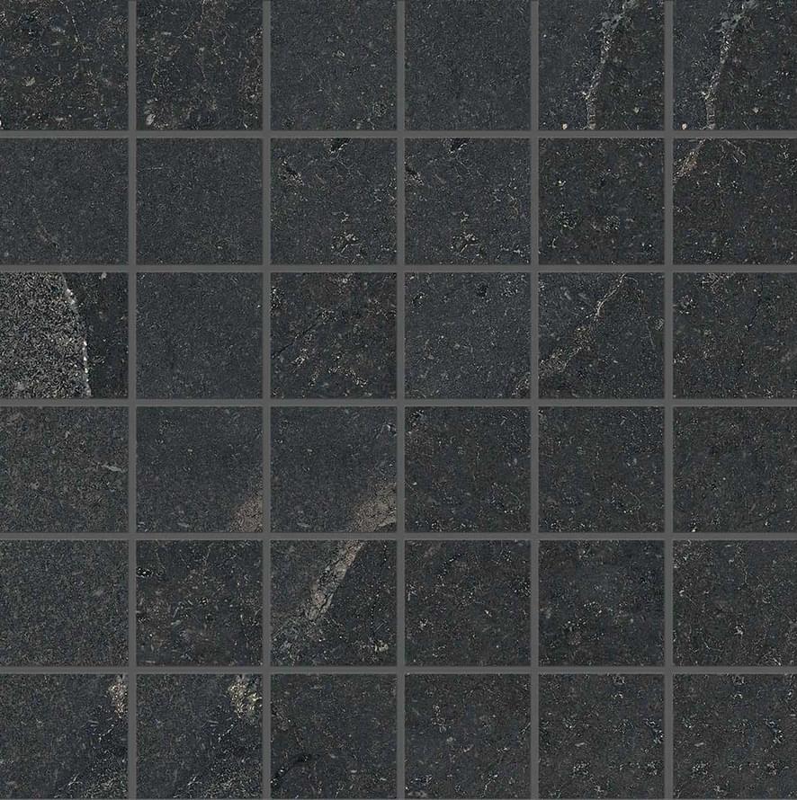 фон Unique Intensity Mosaico 5X5 Purestone Black 30x30