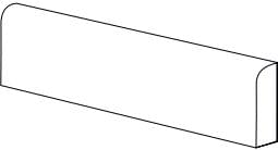Metallica Becco Civetta Bullnose White 6x24
