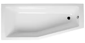 Ванна акриловая Vitra 170x75х50 левостор без гидромассажа 52760001000