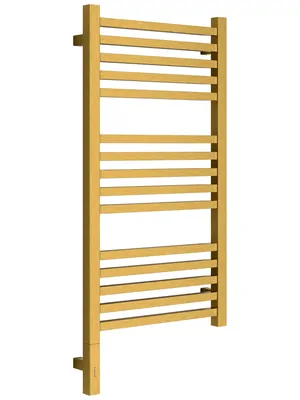 СУНЕРЖА Полотенцесушитель 800х400 состаренная латунь, МЭМ левый, 051-5900-8040