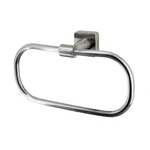 Полотенцедержатель-кольцо WasserKRAFT K-8760 настенный, цвет: никель