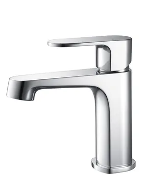 Смеситель для раковины Aquatek AQ1210CR однозахватный, излив 99мм, б/дон. клапана, цвет: хром