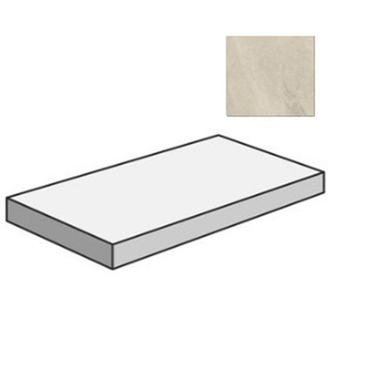 Sant Agostino Bergstone CSAGDBIV12 Gradone Angolare Dx Ivory 33x120 матовая