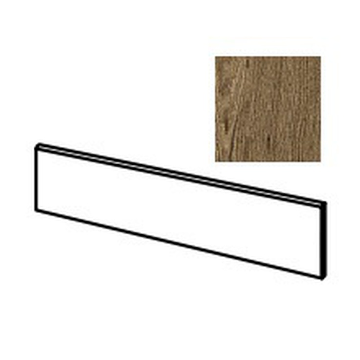 Ragno Marazzi Ossimori R9WN Marrone Battiscopa 6x60 матовая