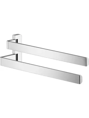 Полотенцедержатель Axor 42821000 409мм двойной, поворотный, цвет: хром