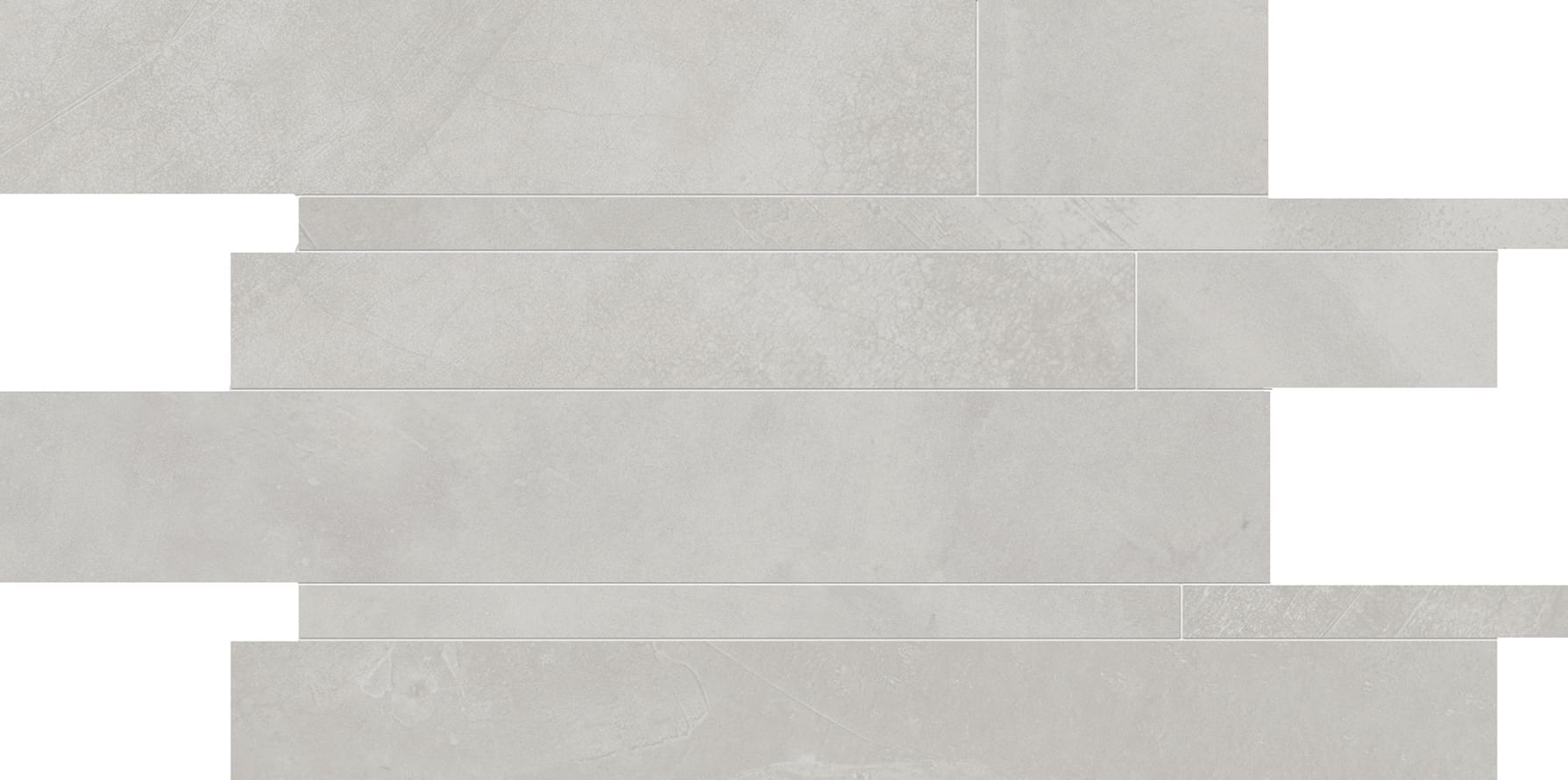 мозаика Architect Resin Listelli Sfalsati Berlin Grey Naturale 30x60