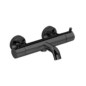 Смеситель для ванны CISAL термостатический, черный матовый LNT2301640